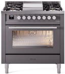 36 inch Dual Fuel Range Gas Burner Top and Electric Ovens