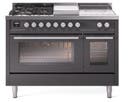 48 inch Dual Fuel Range Gas Burner Top and Electric Ovens