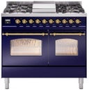 40 inch Dual Fuel Range Gas Burner Top and Electric Ovens