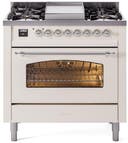 36 Inch Freestanding Dual Fuel Range with 6 Sealed Burners, 3.5 cu. ft. Oven Capacity, Storage Drawer, Quick Start, Soft Closing Door and Griddle