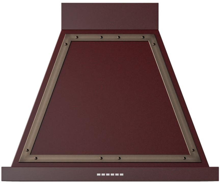 Ilve UANB30BUB 30 inch Hood: Burgundy Burnt Inch