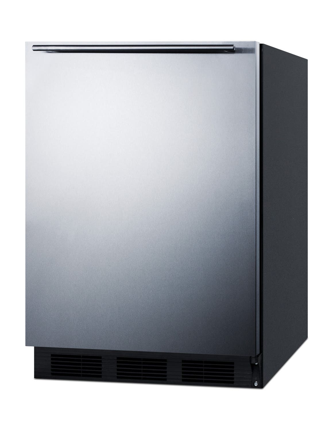 Summit FF63BKBISSHHADA Stainless Steel/Black, Horizontal Handle, ADA Comp...