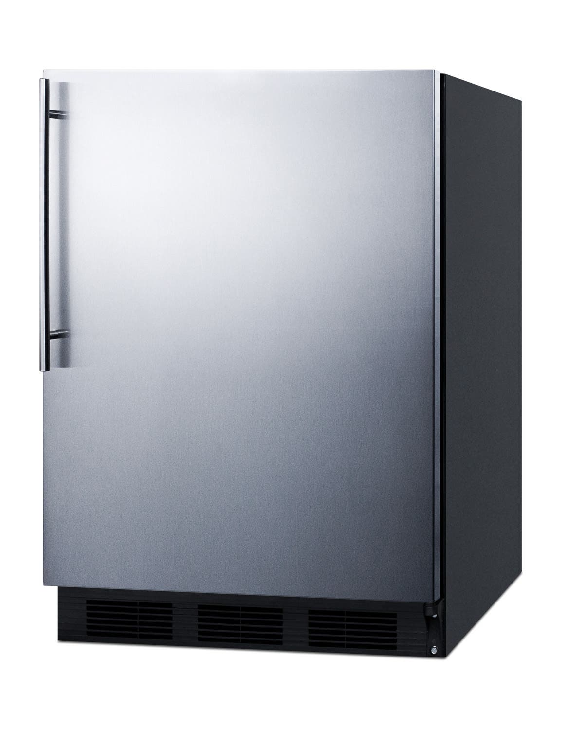 Summit FF63BKBISSHV Stainless Steel/Black, Pro Handle