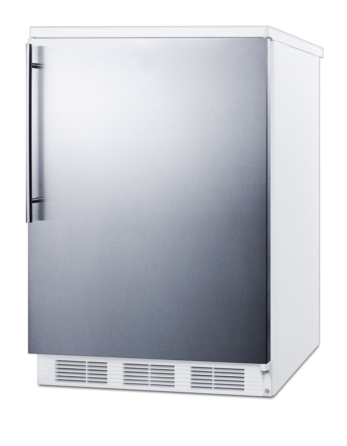 Summit FF6WBISSHV Stainless Steel/White, Pro Handle