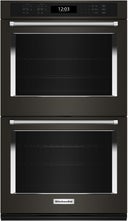 27 Inch Double Electric Wall Oven with 8.6 Cu. Ft. Total Oven Capacity, Air Fry Mode, Even-Heat™ True Convection, EasyConvect™ Conversion System, Even-Heat™ Preheat, Integrated Meat Thermometer, Self-Close Doors, Self-Cleaning Cycle, Sabbath Mode and Star-K Certified