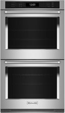 30 Inch Double Electric Wall Oven with 10 Cu. Ft. Total Oven Capacity, Air Fry Mode, Even-Heat™ True Convection, EasyConvect™ Conversion System, Even-Heat™ Preheat, Integrated Meat Thermometer, Self-Close Doors, Self-Cleaning Cycle, Sabbath Mode and Star-K Certified