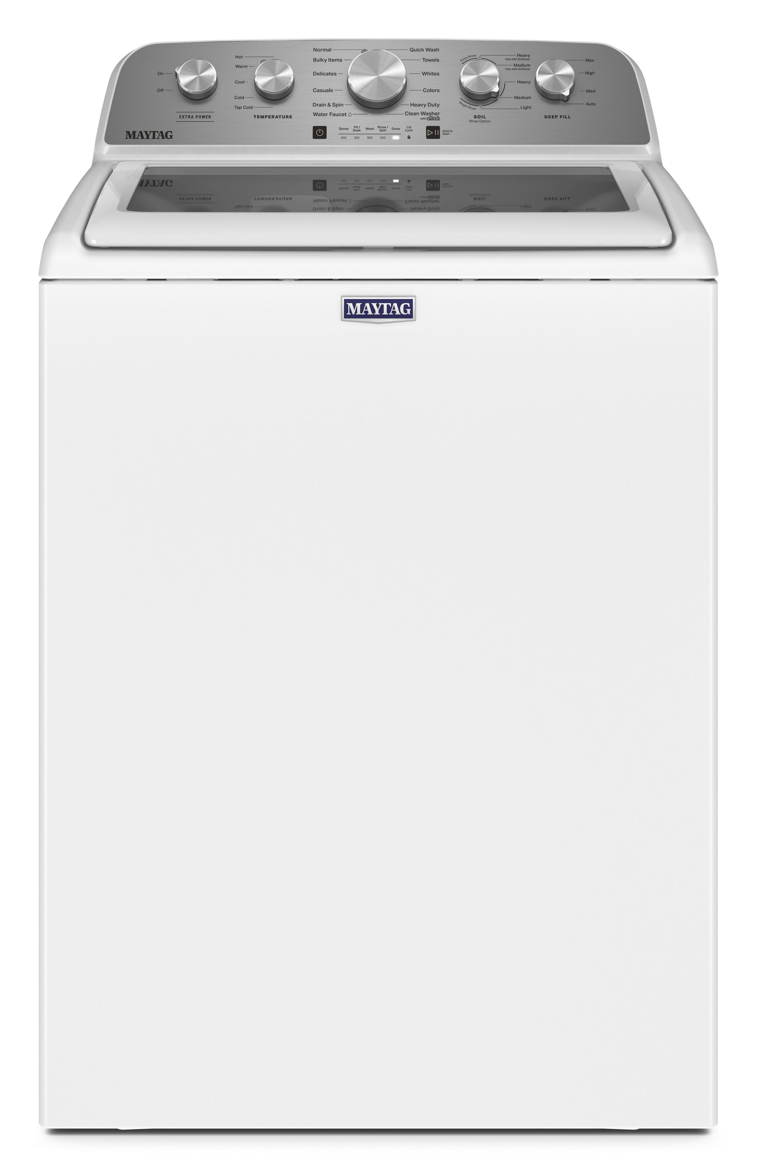 Maytag MVW5435PW Top Load Washer White | Plesser's Appliances