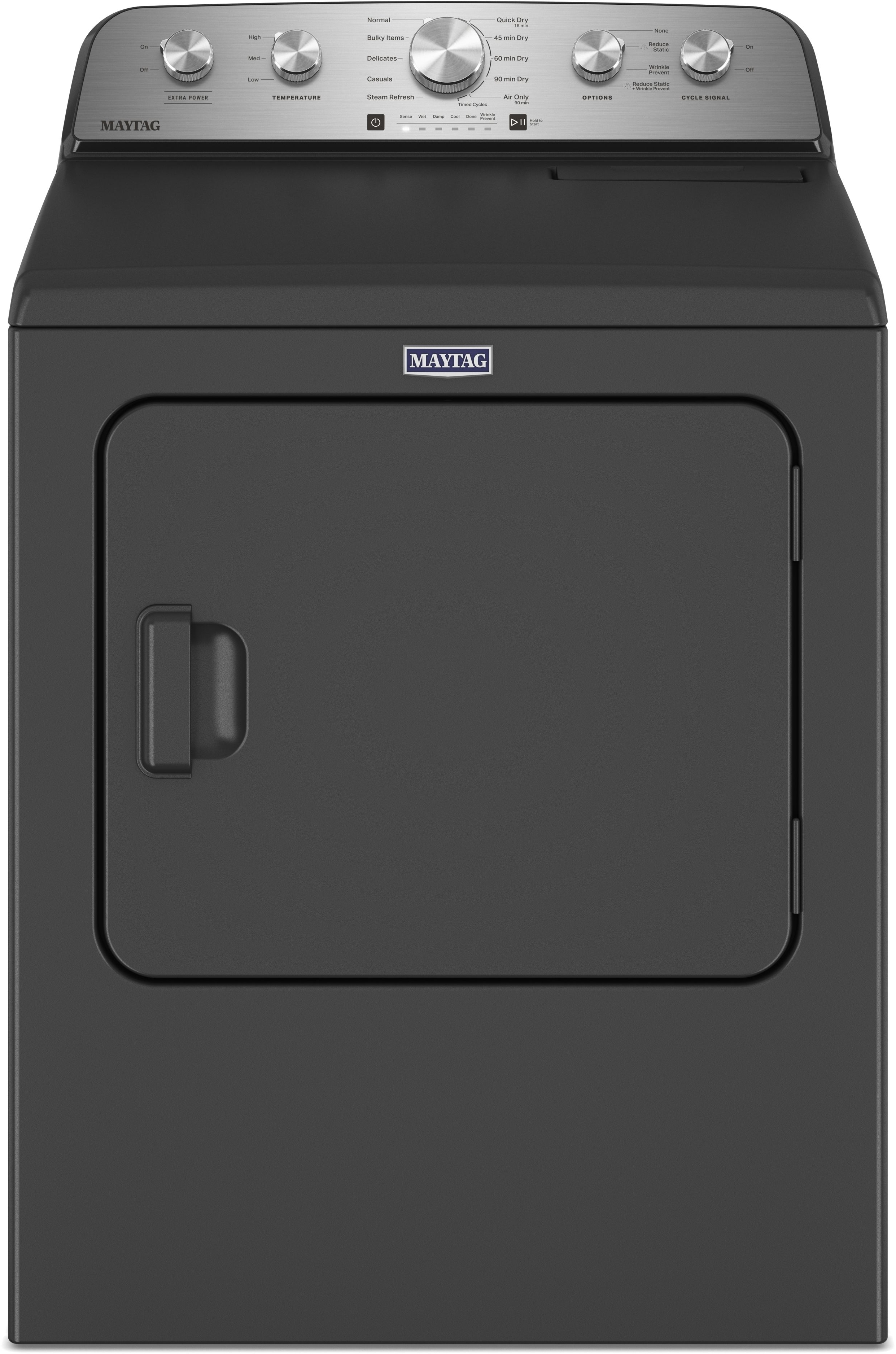 Maytag Natural Gas Dryer (MGD5430PBK) - Volcano Black Maytag Natural Gas Dryer (MGD5430PBK) - Volcano Black