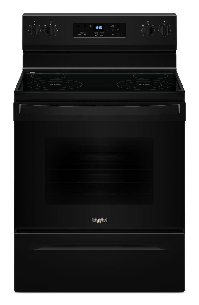 Whirlpool WFES3030RB 30 Inch Freestanding Electric Range with 4 Element...