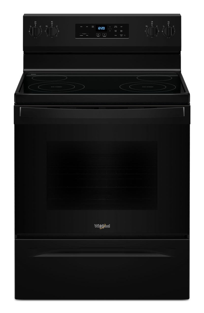 Whirlpool WFES3030RB 30 Inch Freestanding Electric Range with 4 Element...