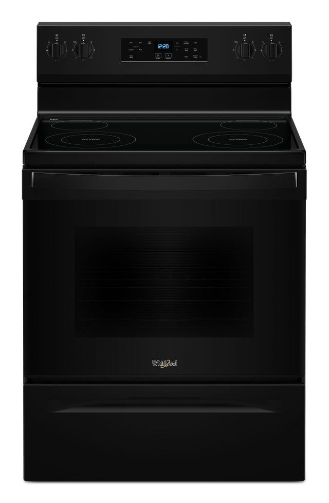 Whirlpool WFES3530RB 30 Inch Freestanding Electric Range with 4 Element...