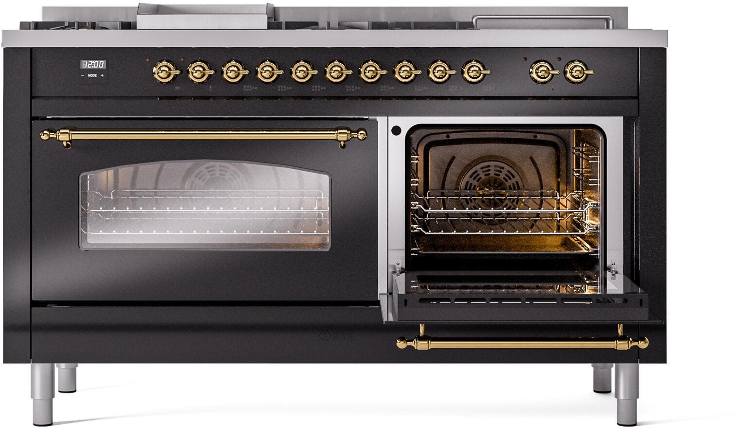 Ilve UP60FSNMPBKG Black Brass