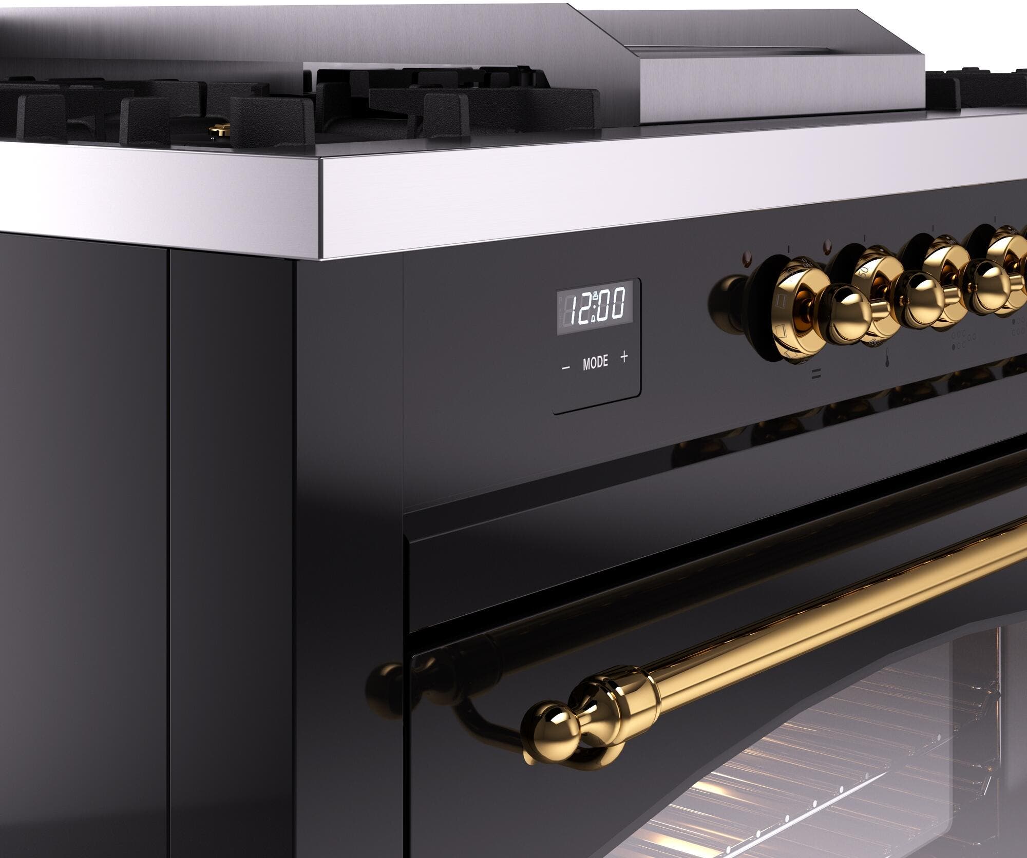 Ilve UP60FSNMPBKG Black Brass