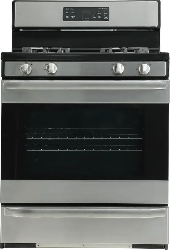 Element EGR34MCCS 30 Inch Sealed Gas Burner Range Man Clean: Stainle...