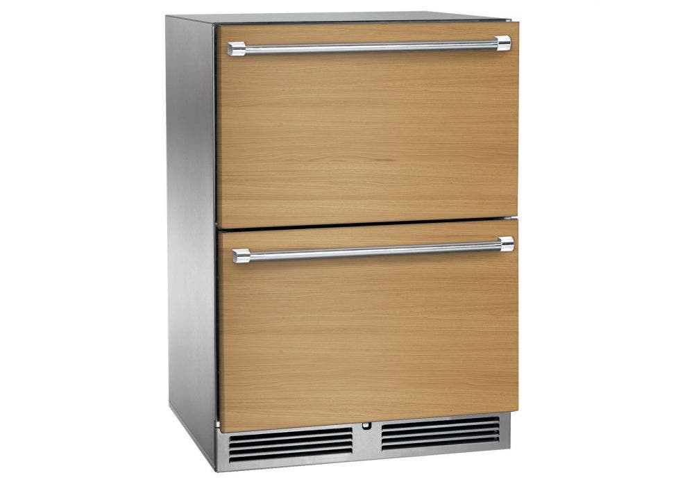 Perlick HP24ZS45DL W/ Stainless Steel Glass Door, Right Hinge, W/ Loc...