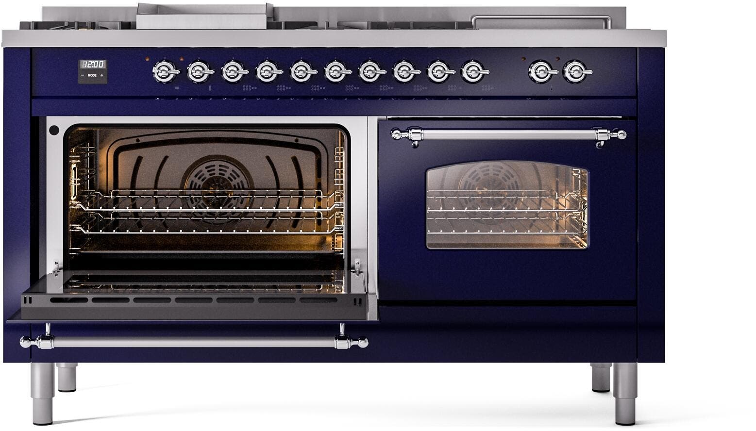 Ilve UP60FSNMPMBC Midnight Blue Chrome