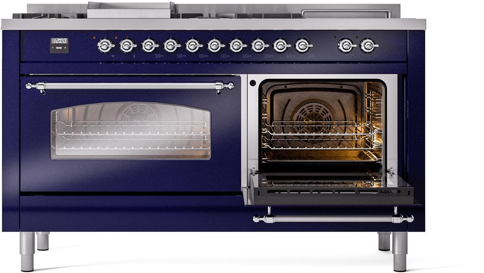 Ilve UP60FSNMPMBC Midnight Blue Chrome