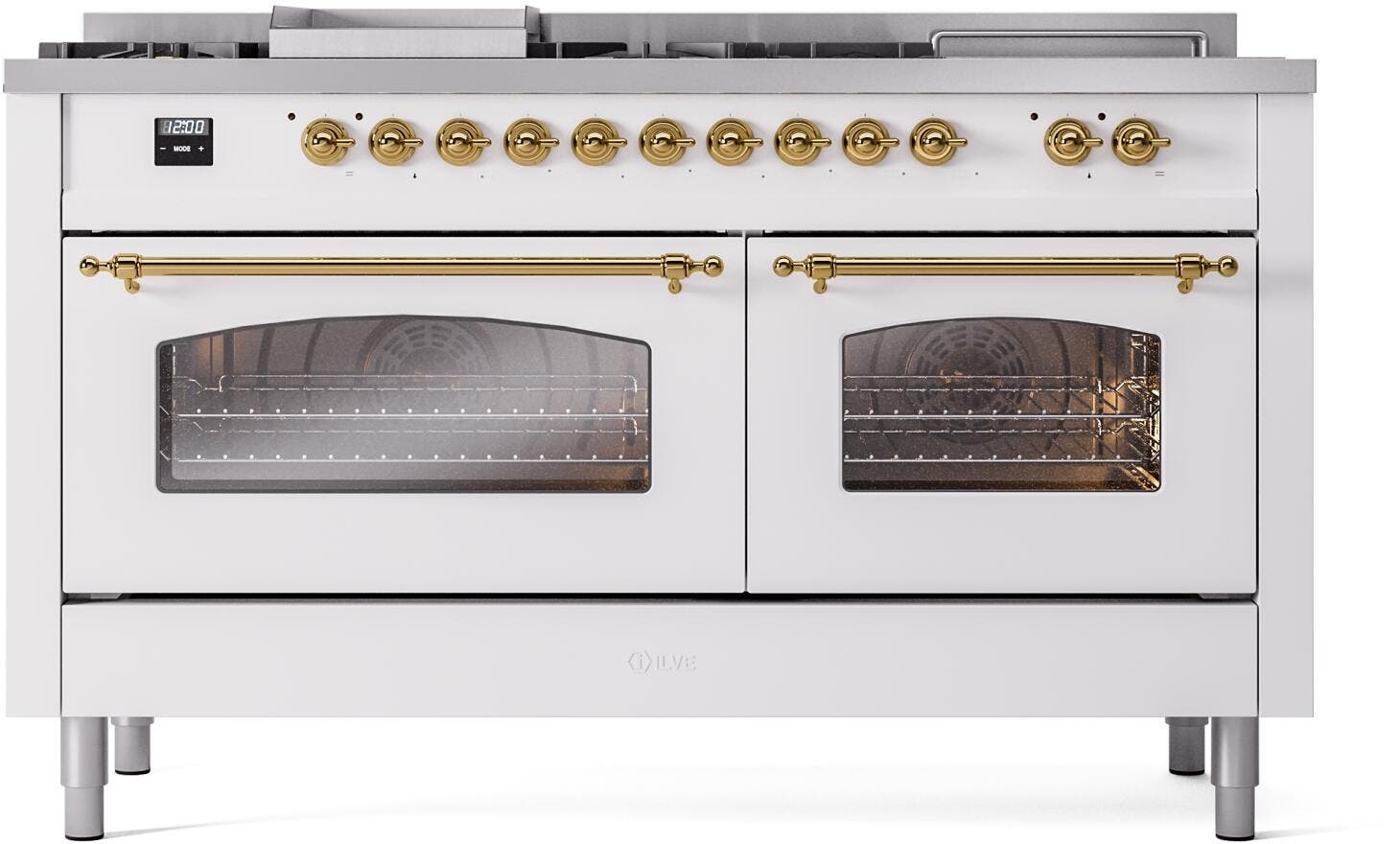 Ilve UP60FSNMPWHG White Brass