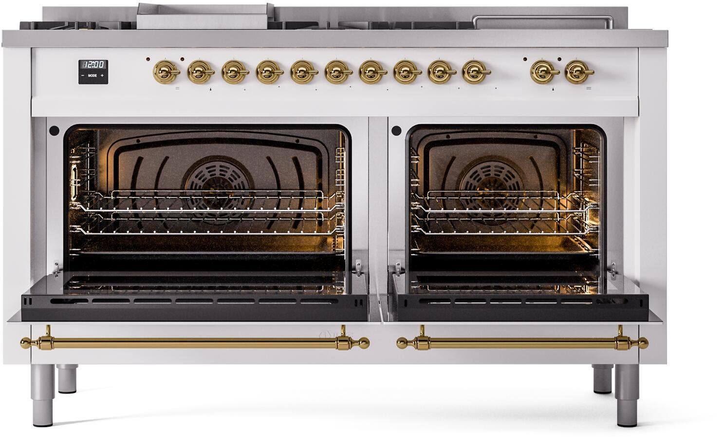 Ilve UP60FSNMPWHG White Brass