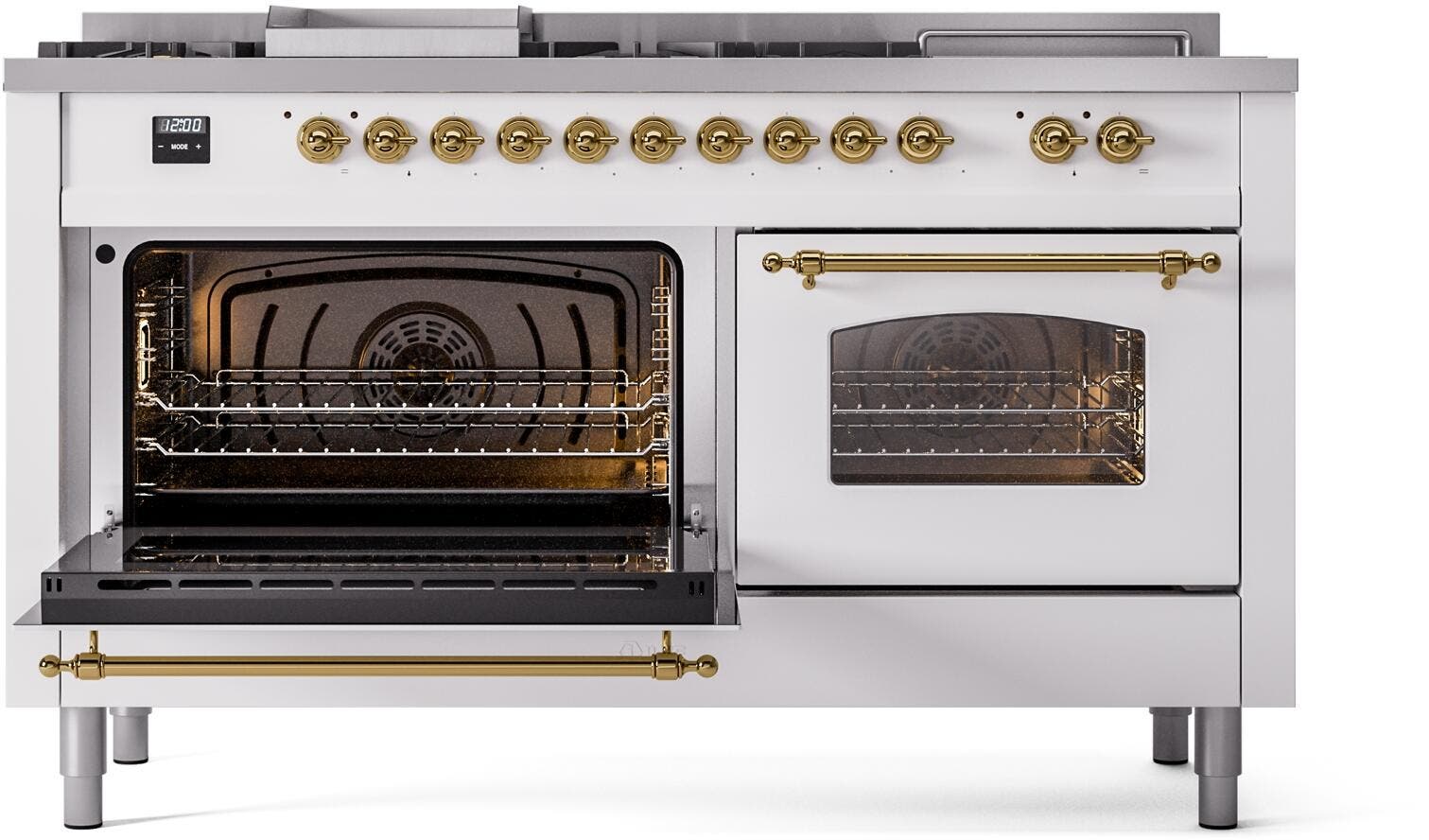 Ilve UP60FSNMPWHG White Brass