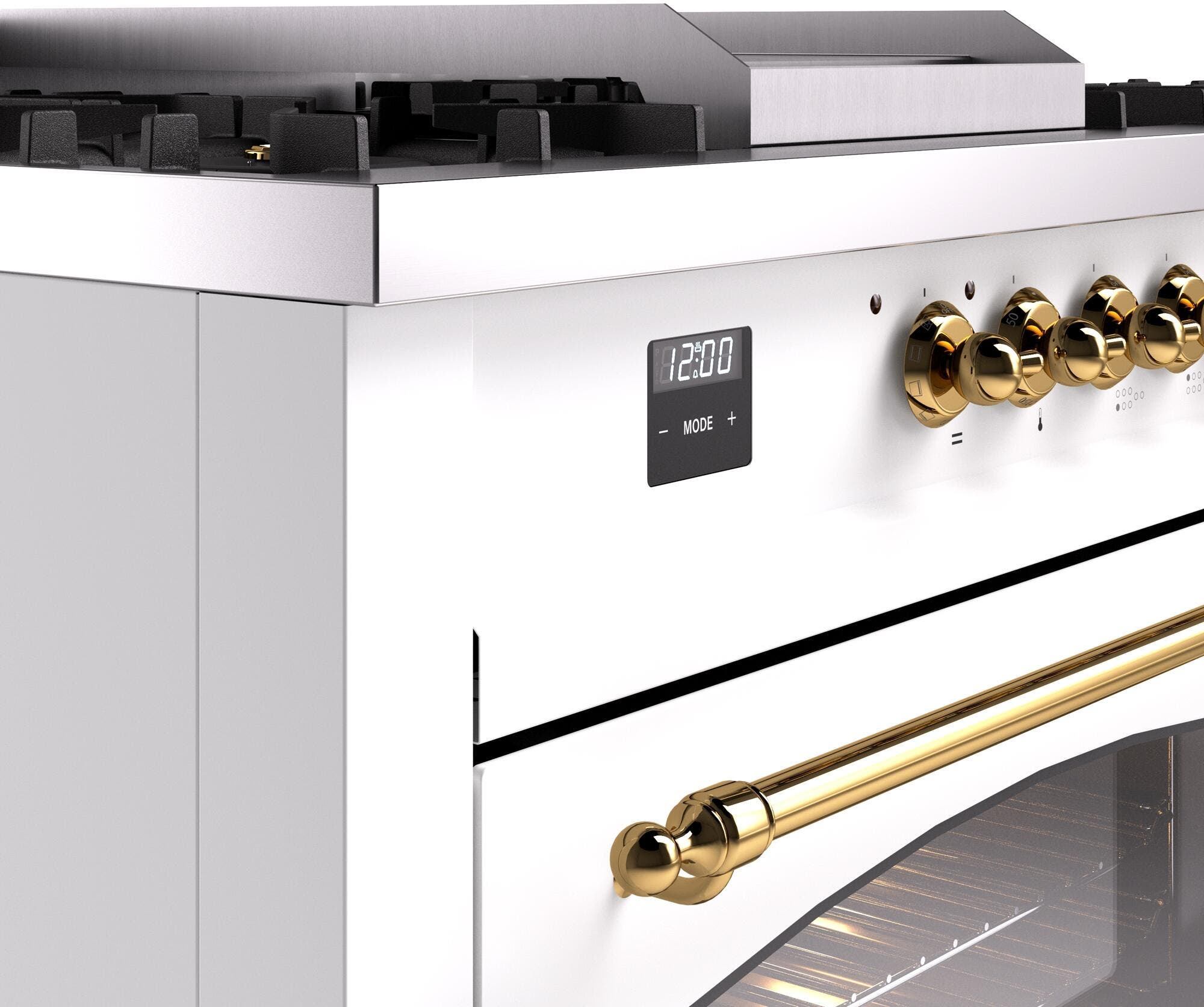 Ilve UP60FSNMPWHG White Brass