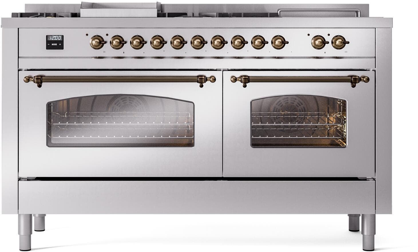 Ilve UP60FSNMPSSB Stainless Steel Burnt