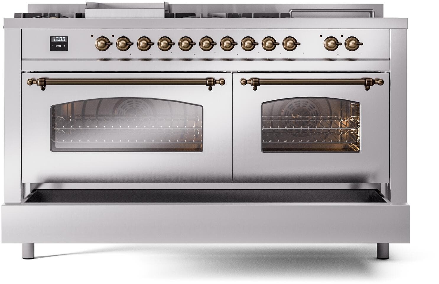 Ilve UP60FSNMPSSB Stainless Steel Burnt