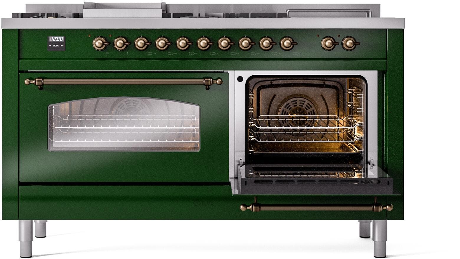 Ilve UP60FSNMPEGB Emerald Green Burnt