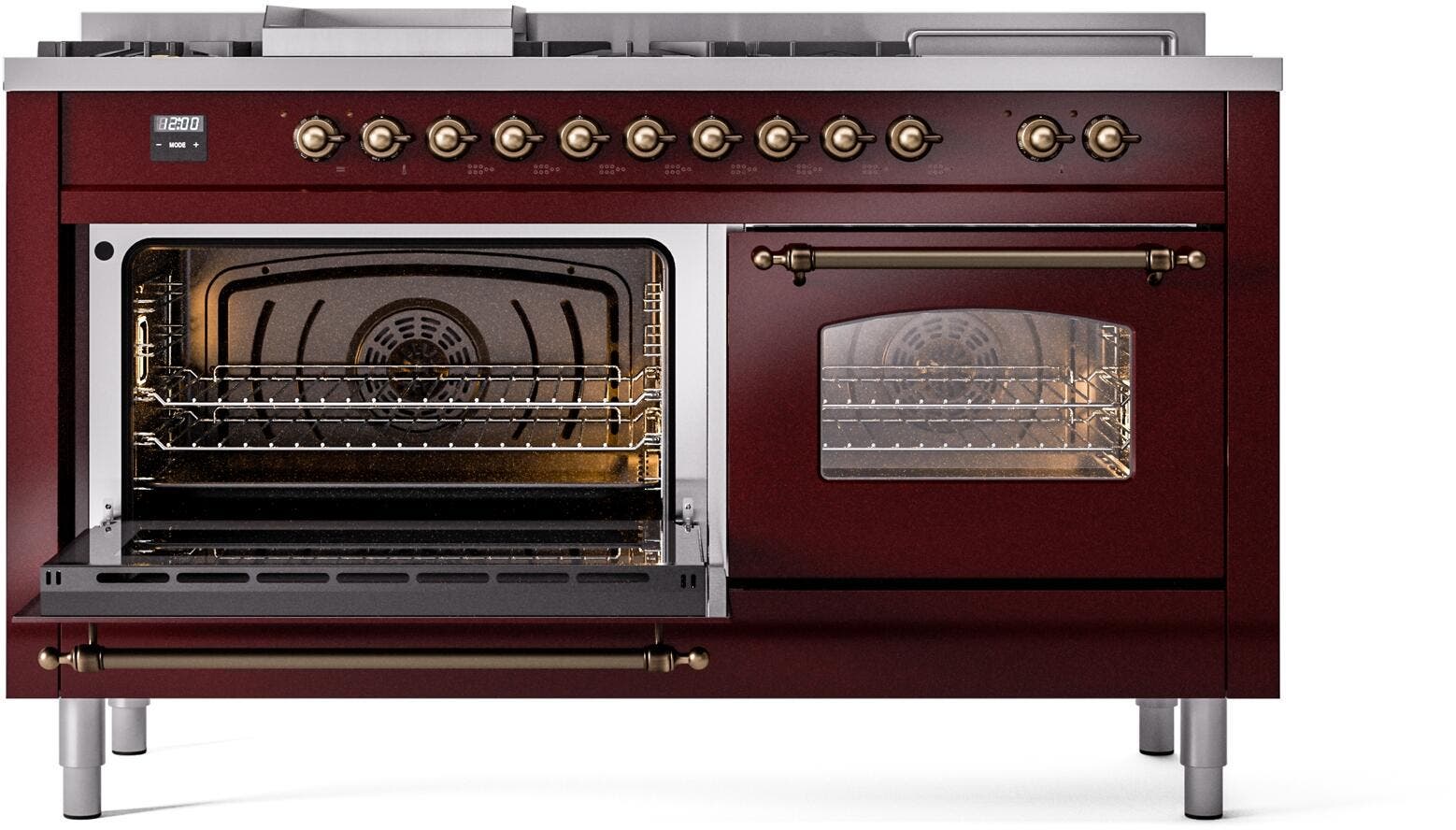 Ilve UP60FSNMPBUB Burgundy Burnt