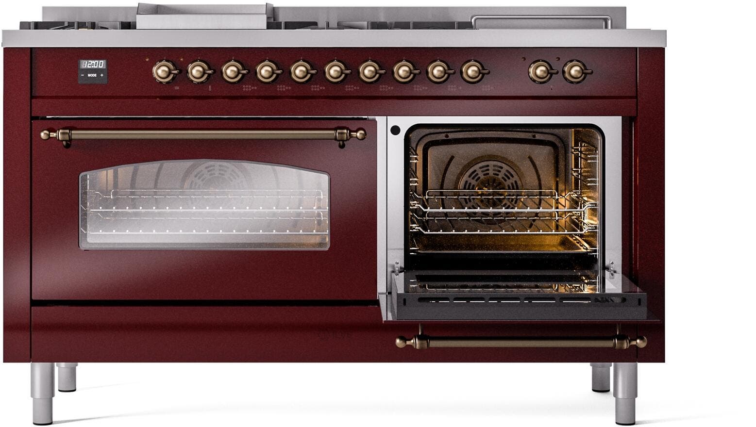 Ilve UP60FSNMPBUB Burgundy Burnt