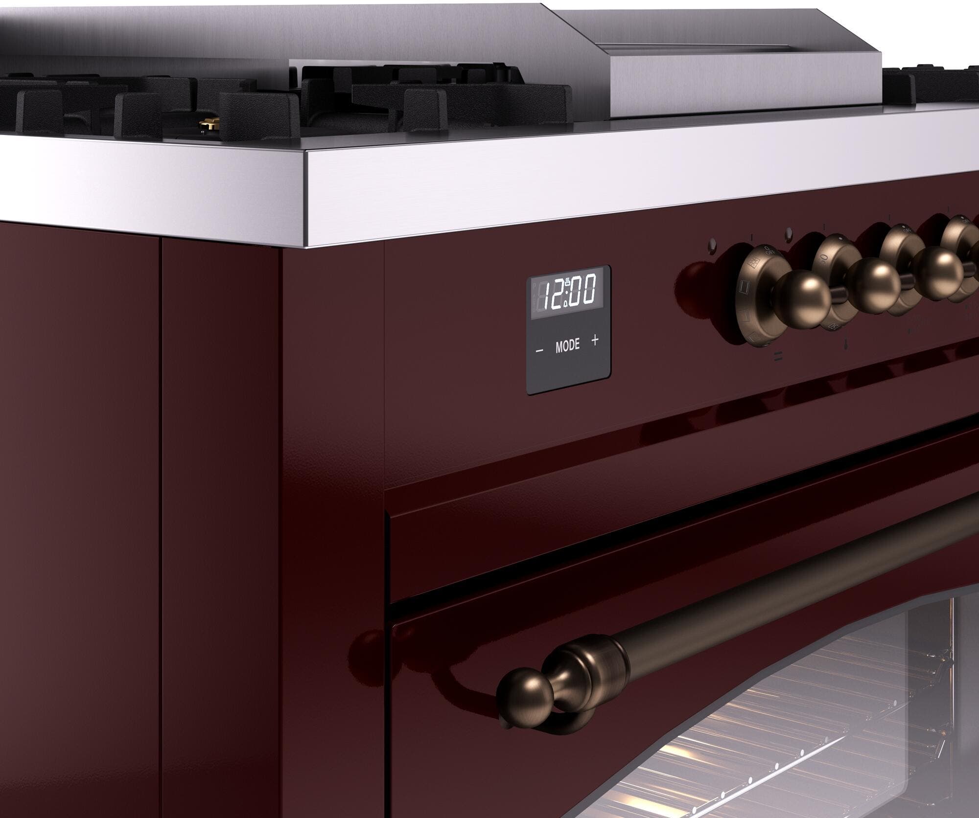 Ilve UP60FSNMPBUB Burgundy Burnt