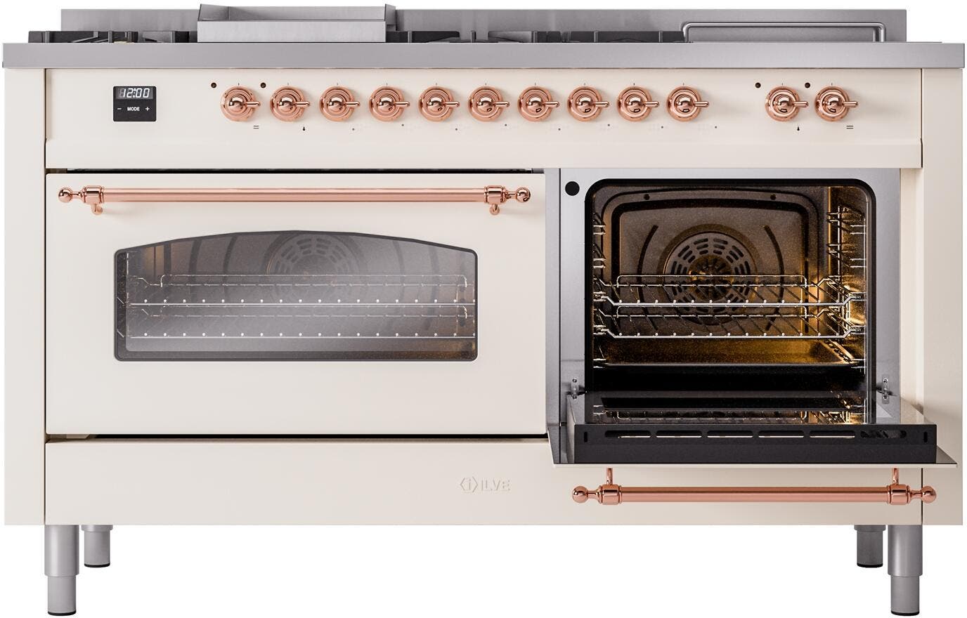 Ilve UP60FSNMPAWP Antique White Copper