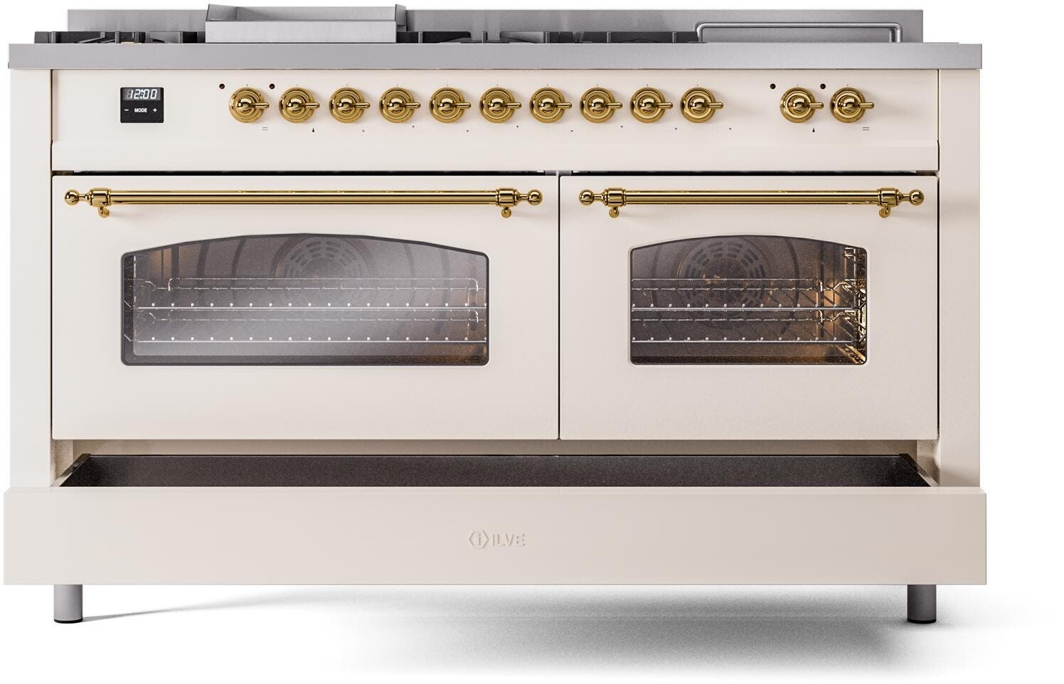 Ilve UP60FSNMPAWG Antique White Brass