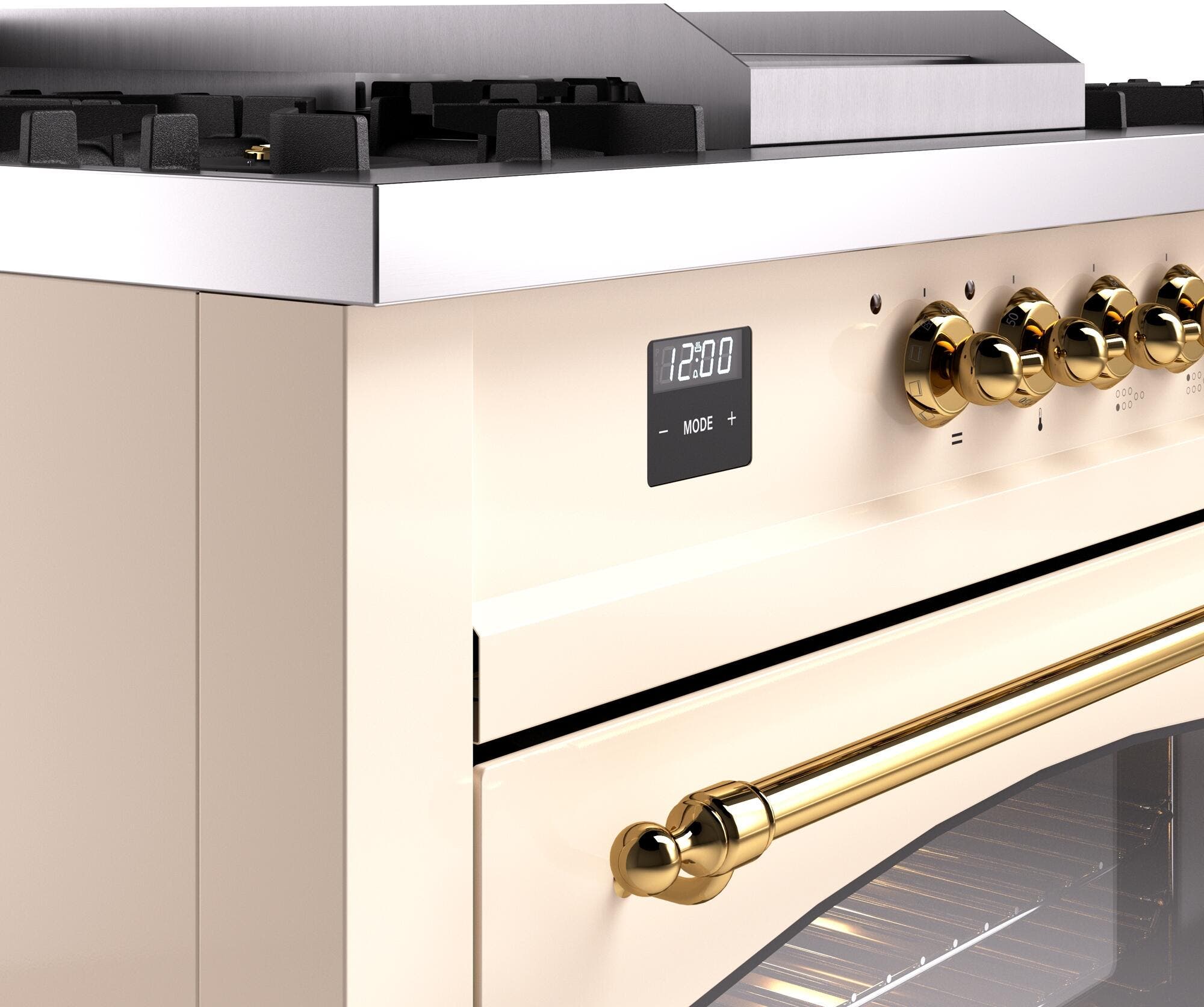 Ilve UP60FSNMPAWG Antique White Brass