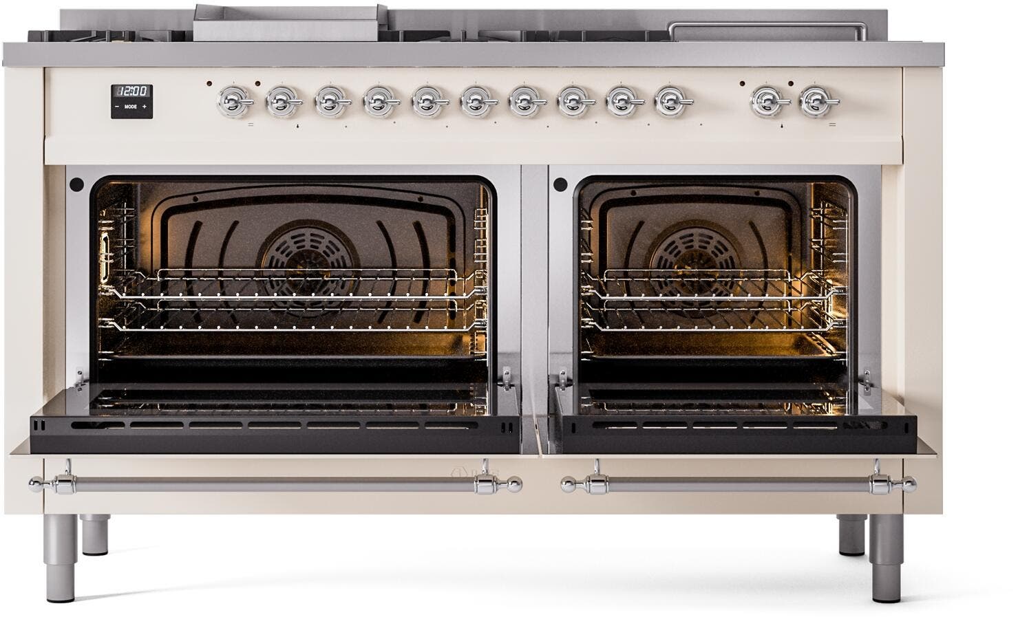 Ilve UP60FSNMPAWC Antique White Chrome