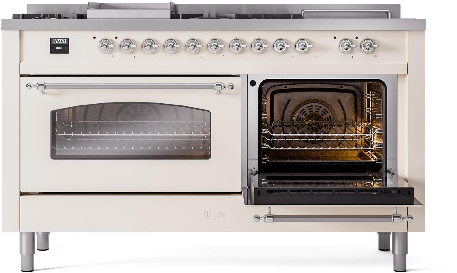 Ilve UP60FSNMPAWC Antique White Chrome