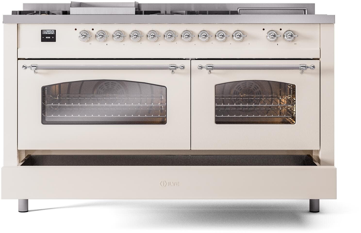 Ilve UP60FSNMPAWC Antique White Chrome