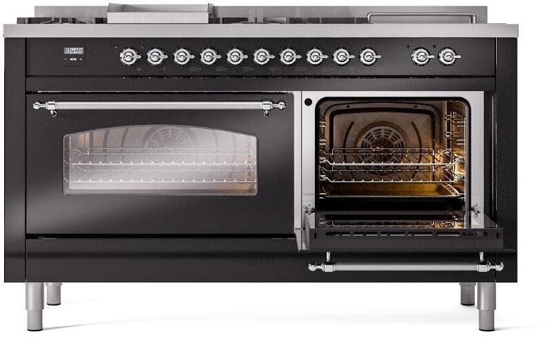 Ilve UP60FSNMPBKC Black Chrome