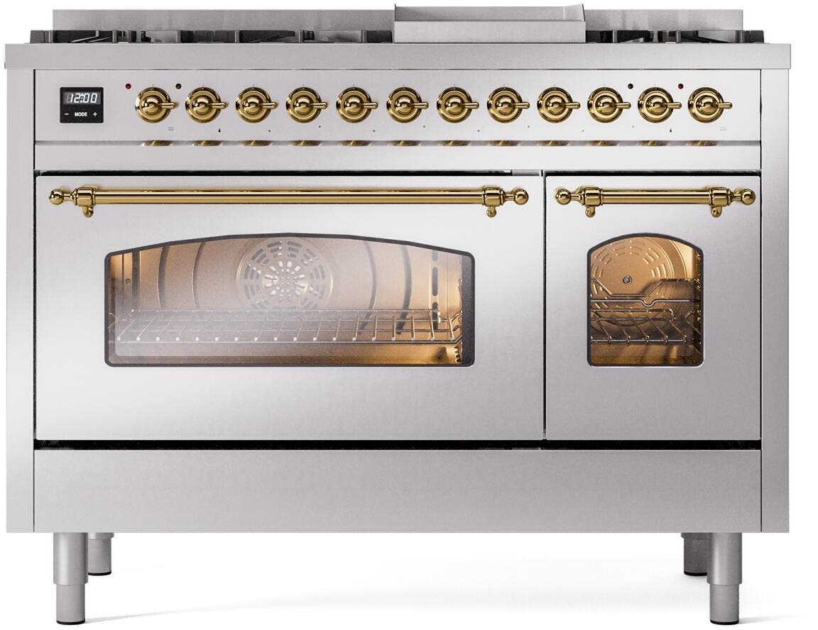 Ilve UP48FNMPSSG Stainless Steel Brass