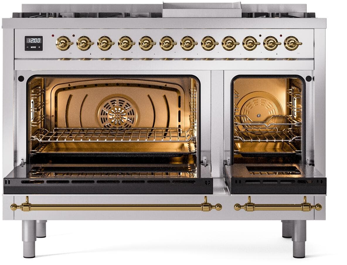 Ilve UP48FNMPSSG Stainless Steel Brass