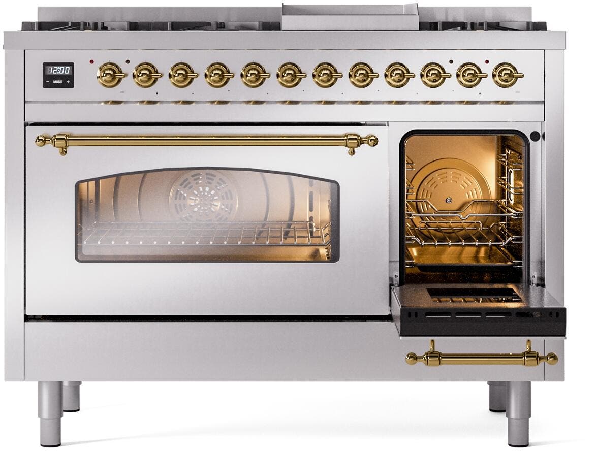 Ilve UP48FNMPSSG Stainless Steel Brass