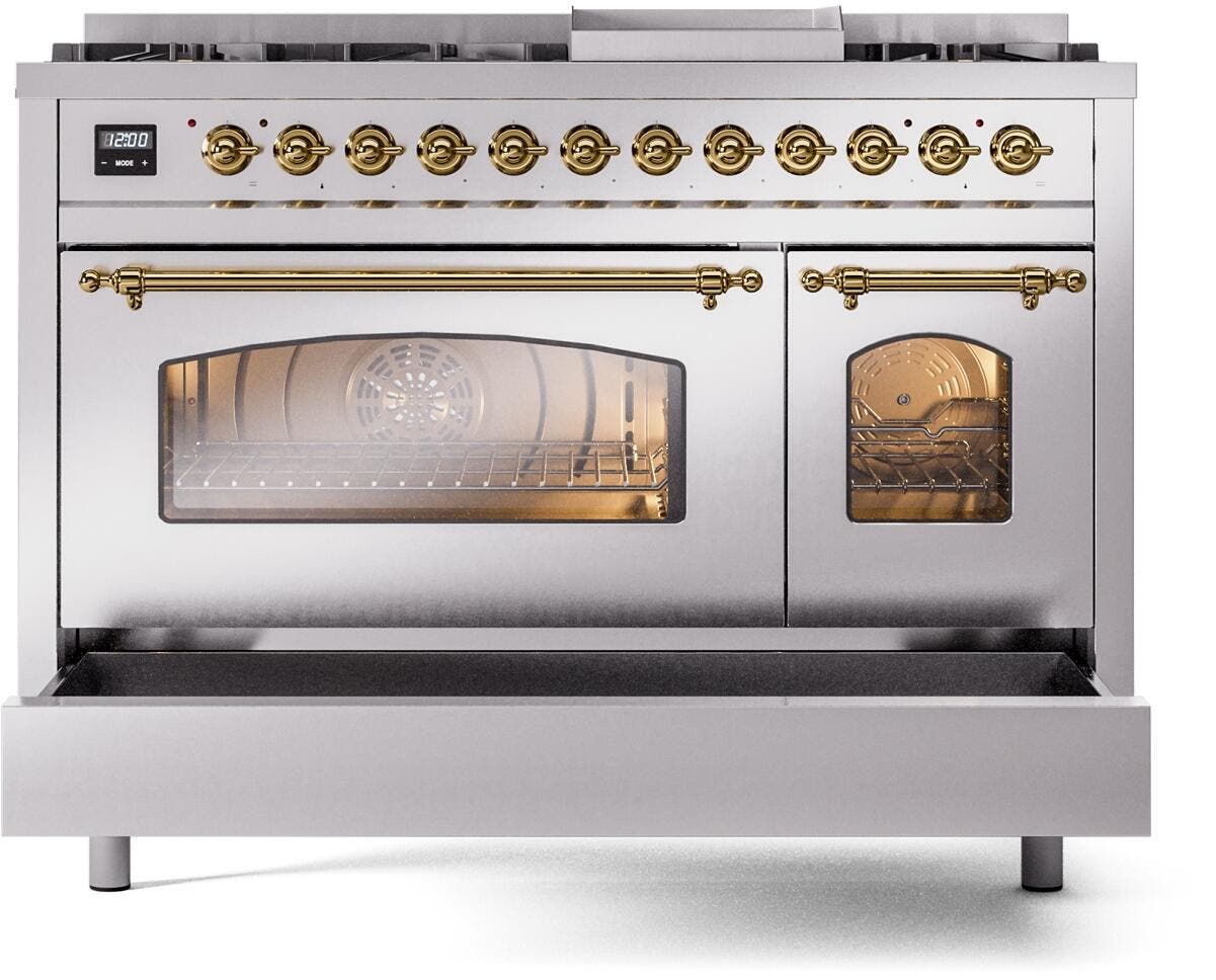 Ilve UP48FNMPSSG Stainless Steel Brass