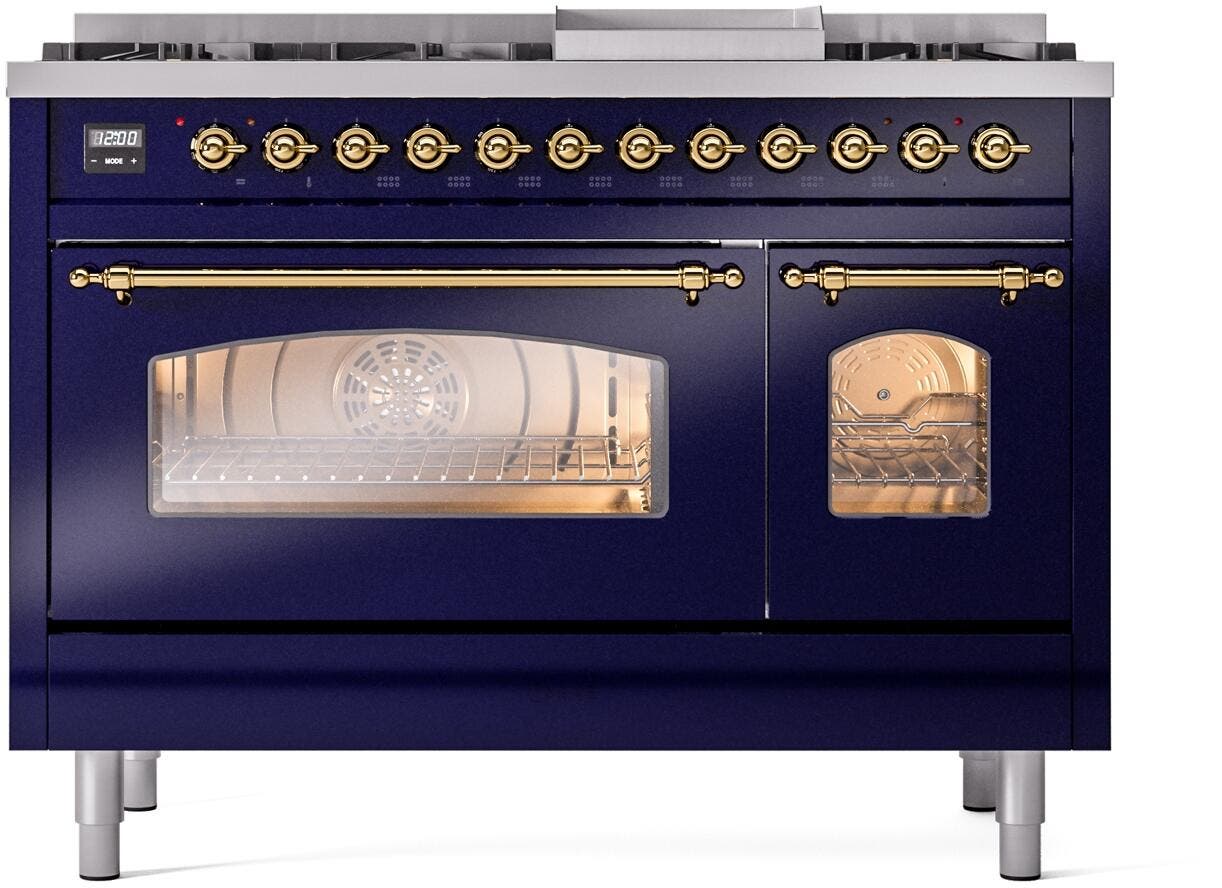 Ilve UP48FNMPMBG Midnight Blue Brass