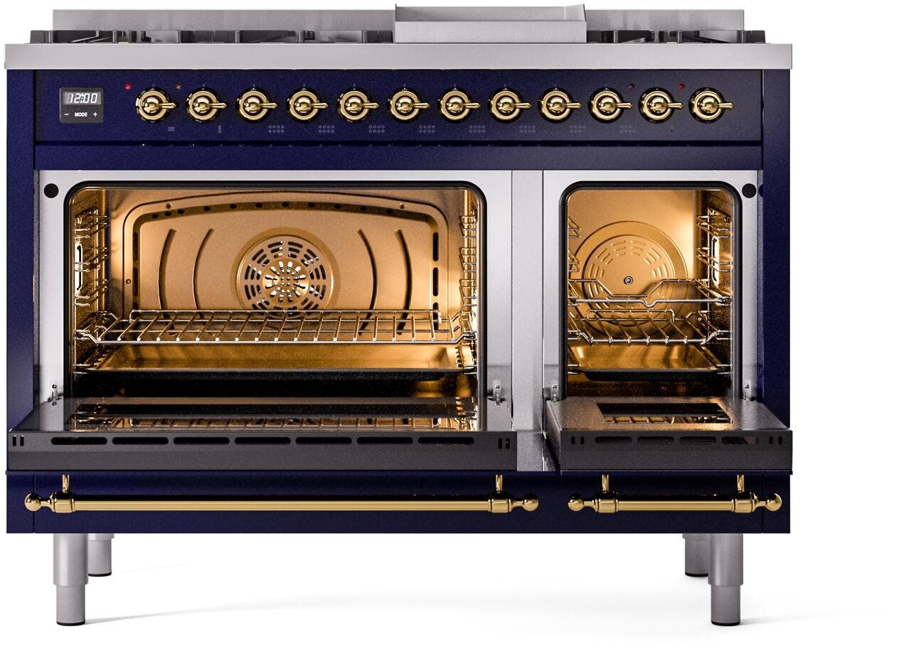 Ilve UP48FNMPMBG Midnight Blue Brass