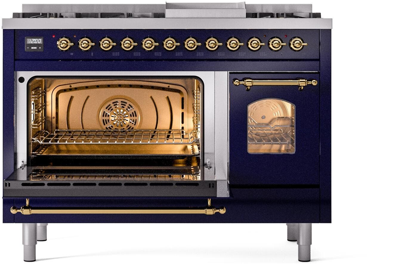 Ilve UP48FNMPMBG Midnight Blue Brass