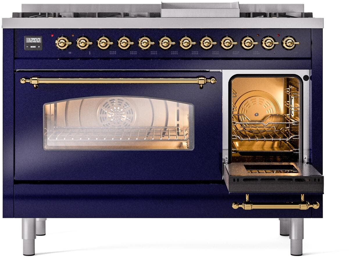 Ilve UP48FNMPMBG Midnight Blue Brass