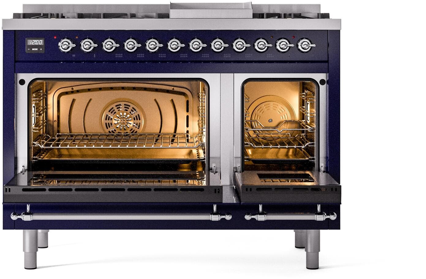 Ilve UP48FNMPMBC Midnight Blue Chrome