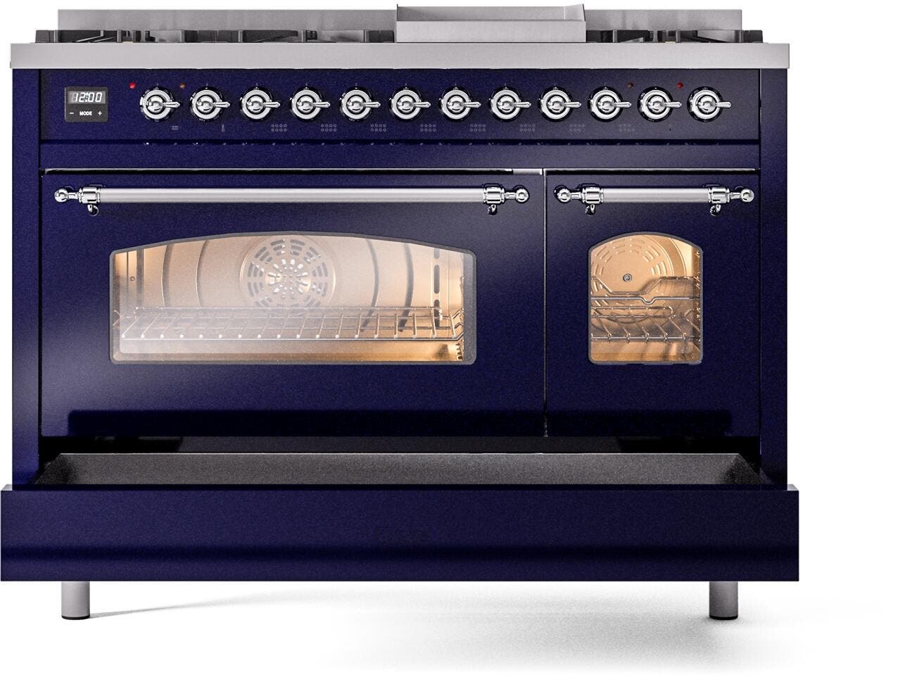 Ilve UP48FNMPMBC Midnight Blue Chrome