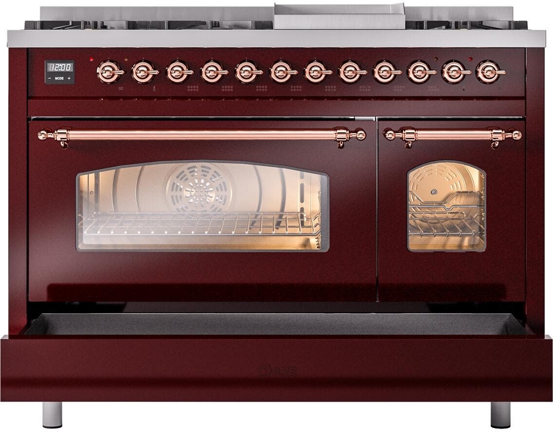 Ilve UP48FNMPBUP Burgundy Copper