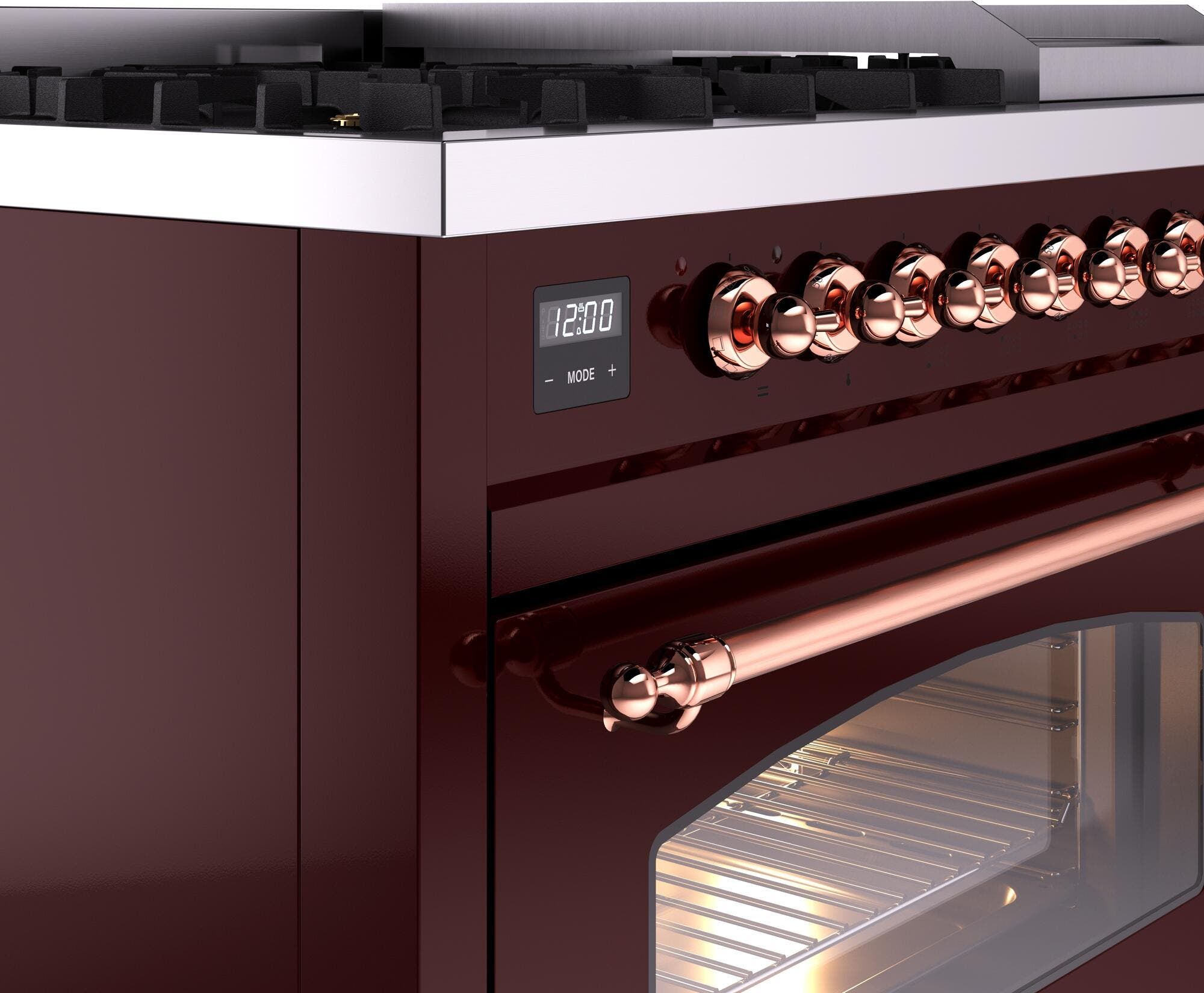 Ilve UP48FNMPBUP Burgundy Copper